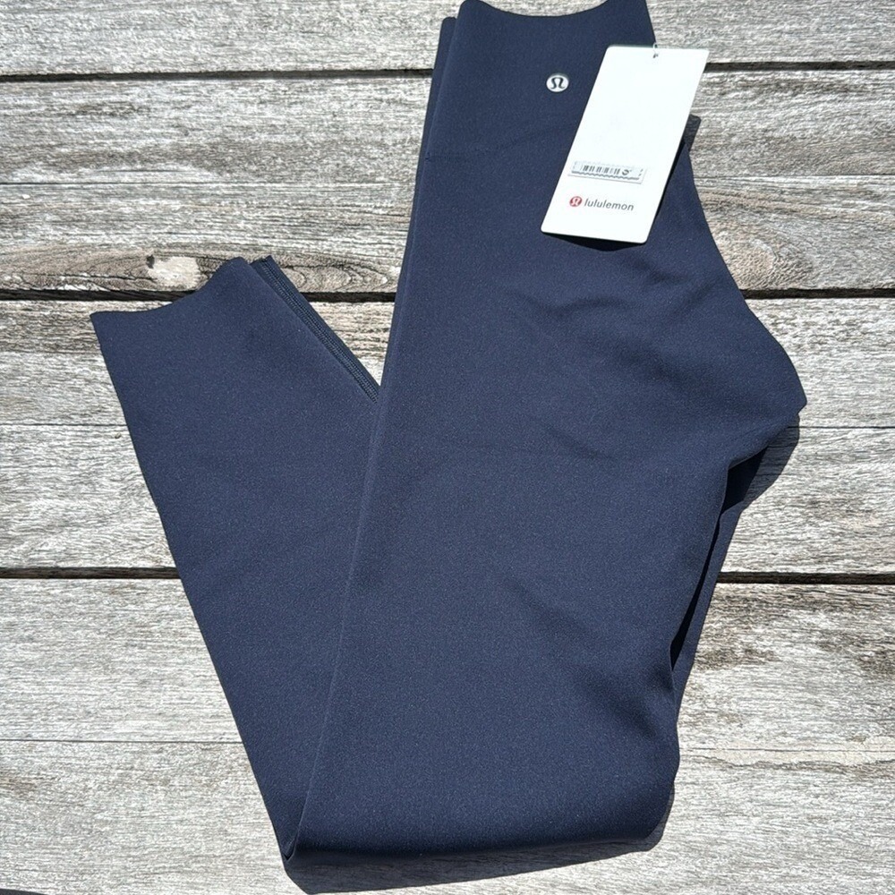 Lululemon Glow Up High Rise Tight 25" True Navy blue size 4 NWT